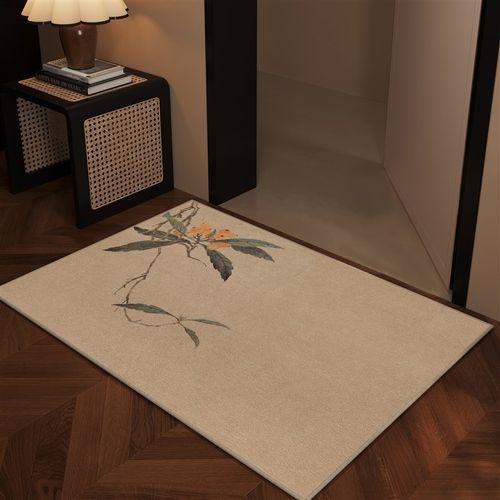 中国风简约入户门地垫进门家用防滑门口地毯玄关可裁剪耐脏踩脚垫