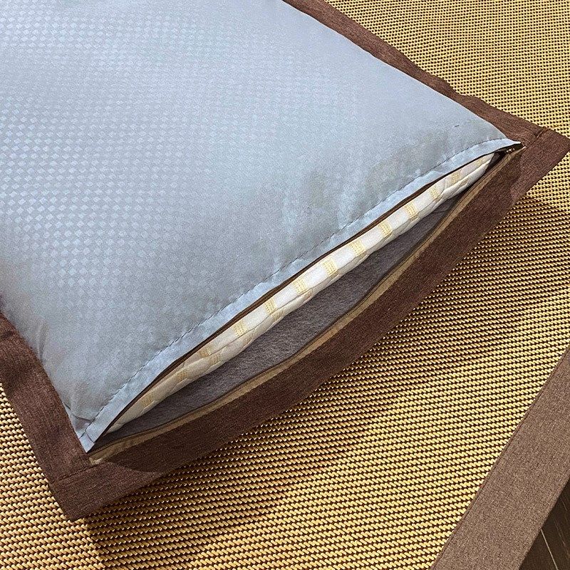 2025夏季新款简约时尚复古小清新冰藤凉感家用床上用品双人长枕套,床上用品,枕套,淘宝优惠券,粉丝福利购,淘宝优惠卷