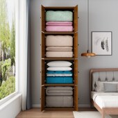 收纳柜储物柜置物柜被子整装 老式 实木衣柜冬被加深落地整理棉被柜