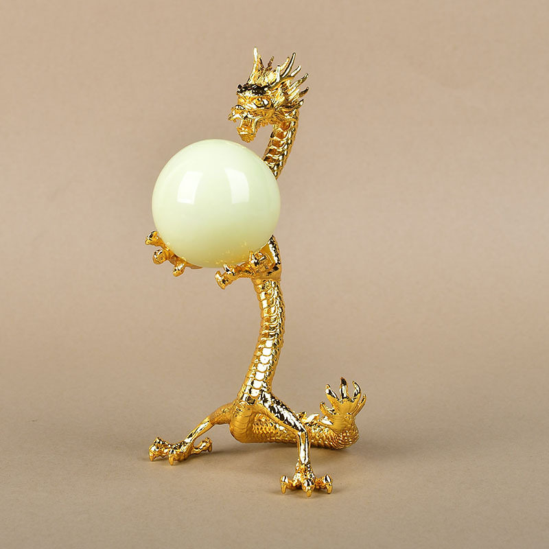 龙年摆件桌面家居装饰品金属中国龙工艺品金黑龙夜光球水晶球底座,商业/办公家具,展示地台/底座,淘宝优惠券,粉丝福利购,淘宝优惠卷
