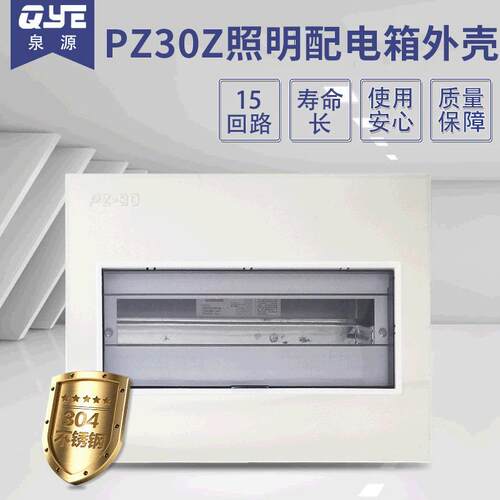 304不锈钢PZ30金属照明配电箱 户箱配电箱 小区双开盖空开箱