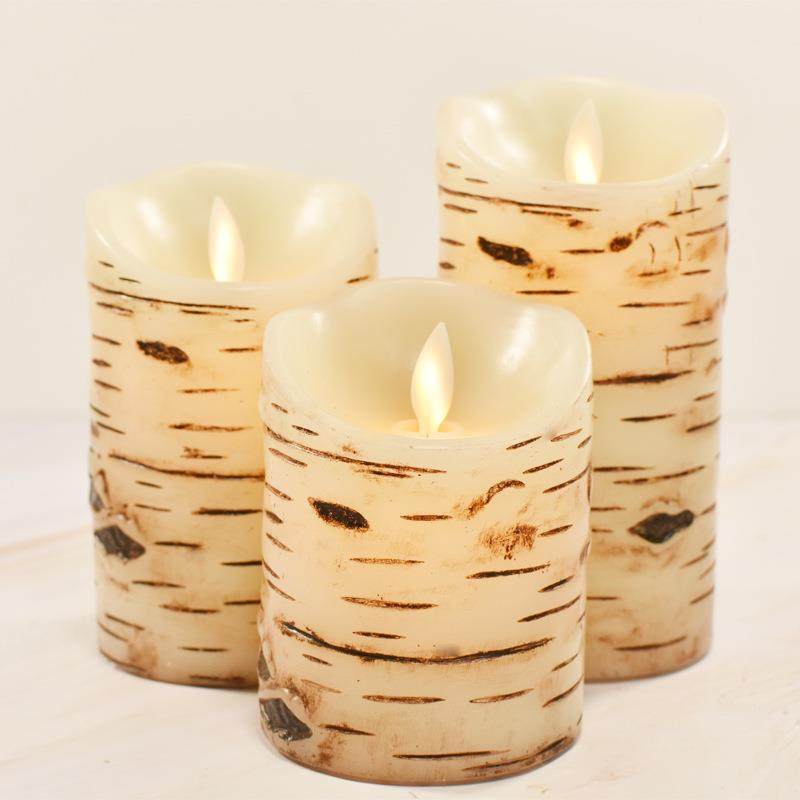 桦树皮摇摆遥控仿真LED电子蜡烛浪漫婚礼生日婚礼装饰求婚创意灯