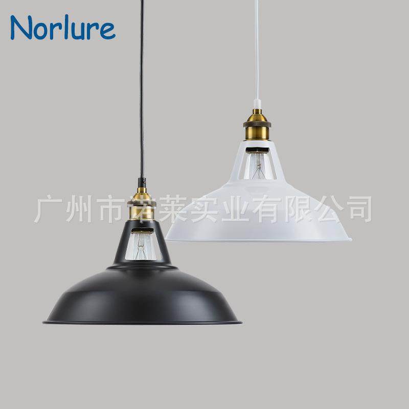 工业风复古铁艺loft酒吧咖啡厅现代餐厅吧台发廊个性创意单头吊灯