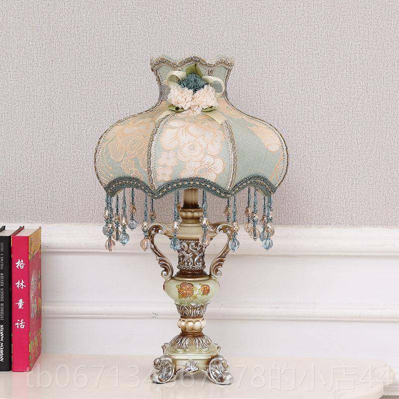 高档欧式度台灯创意轻奢浪漫时尚电式可调节亮家用书主房卧插室床