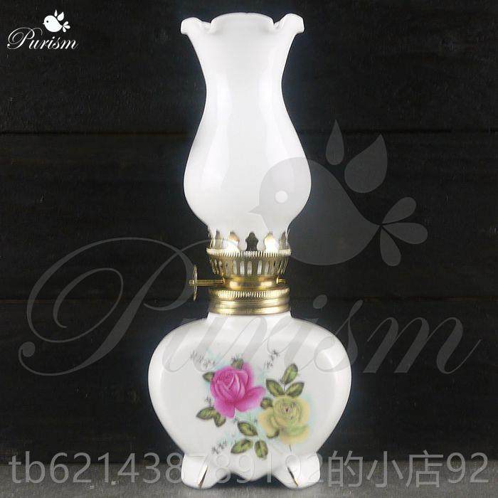 高档邮0m高和风复古陶瓷新居2婚庆子孙灯包佛灯台c灯装饰长明煤油