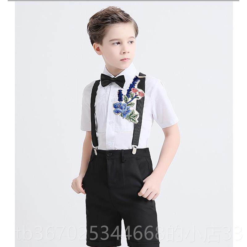 正品人童儿服女蓬礼蓬公主裙青花瓷主持洋气中国风古筝演出服花童