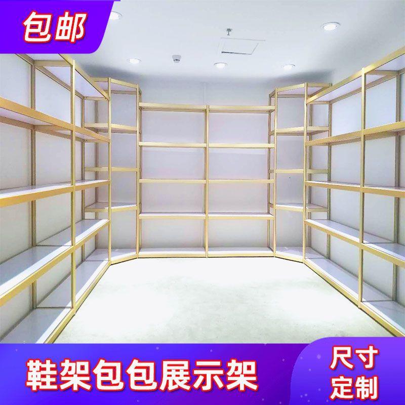 直播展示架铝合金鞋架多层可拆卸式货架鞋店鞋架鞋店包包展示架