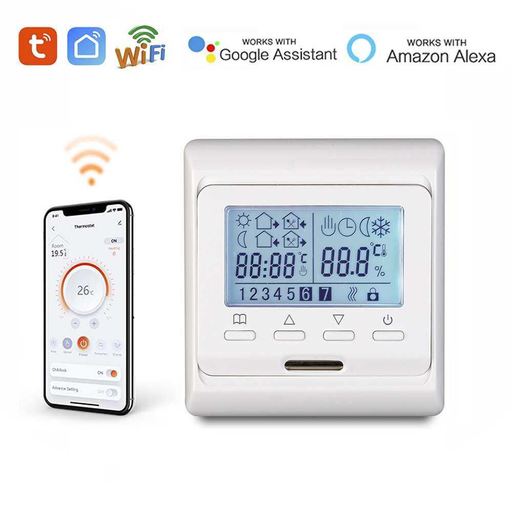 现货 E51.716WIFI智能地暖温控器电采暖TUYA APP俄语手机控制16A,3C数码配件,摄像机配件,淘宝优惠券,粉丝福利购,淘宝优惠卷