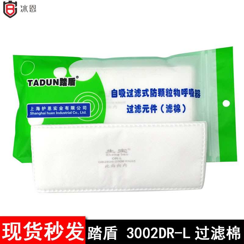 踏盾生宝定制3002DR-L防尘防工业粉尘过滤棉KN95配3002面具20*8