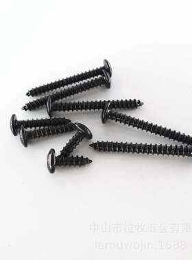 黑色304不锈钢圆盘头自攻螺丝M1.2M1.4M1.7M2.3M2.6M3M3.5M4M5M6