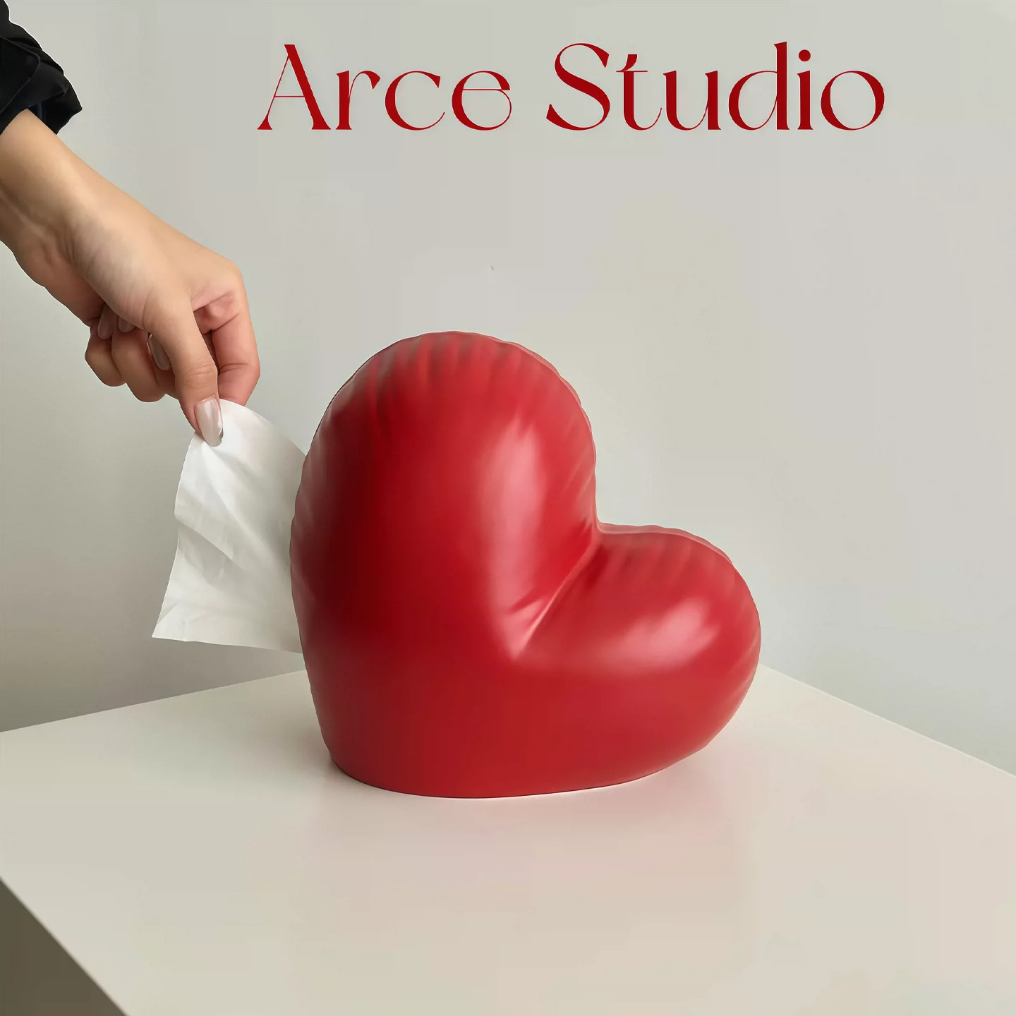 【新家的100个快递】爱心纸巾盒沙发客厅抽纸盒创意餐桌茶几摆件