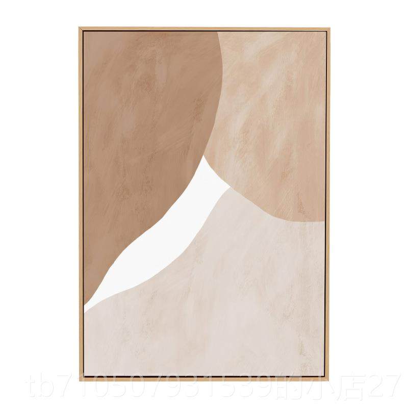 正品港画 莫迪色抽术象艺大色块壁画不规则室手绘侘寂风兰卧装饰