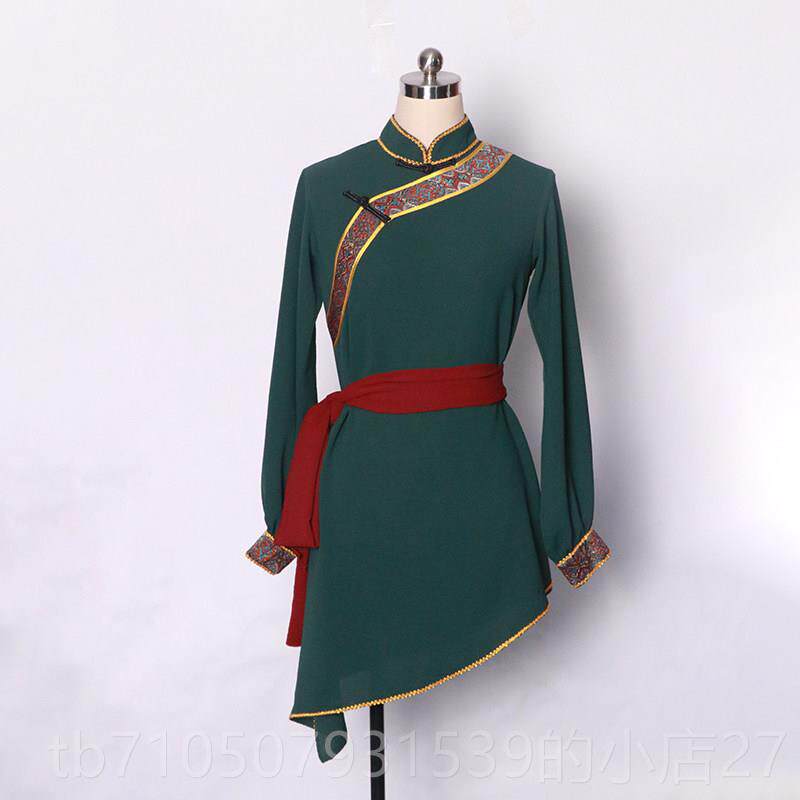 正品古舞服装女成人民蒙族风数民族少舞蹈练功服蒙古族表演蹈出服