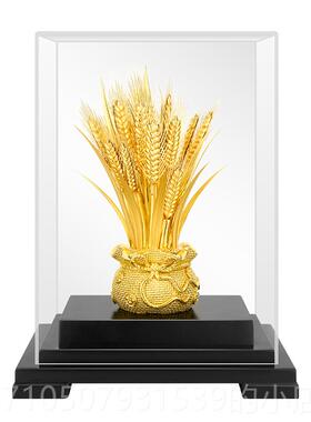 正品金箔麦大麦摆件家客酒柜装饰穗厅办居公室摆设公司开业乔迁礼