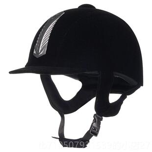 正品 帽备绒女面透 BRAMM男O马术安全帽儿童骑马子马盔马球帽马具装