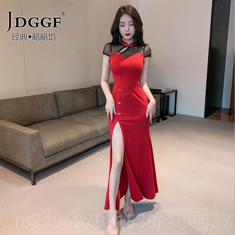 正品裹臀短袍裙夜总会Ktv工作技服性感女子桑拿浴足浴师旗工作服