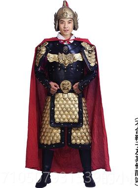 正品古装甲将士盔甲战铠袍中古代国人可穿影视演出服装将军勇士甲