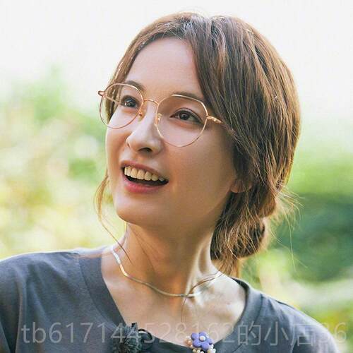 正品防辐射抗蓝光疲光眼劳镜框近视女数可配度韩版潮网红护眼平大