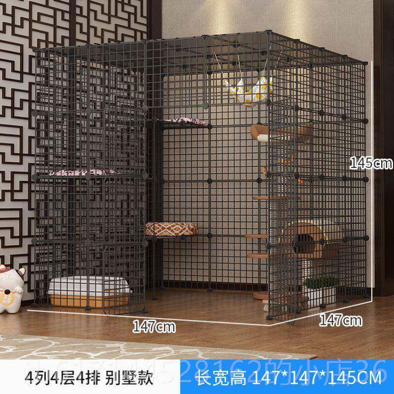 正品猫笼家室层内超由大自空间猫屋屋猫笼宠物多厕所围栏