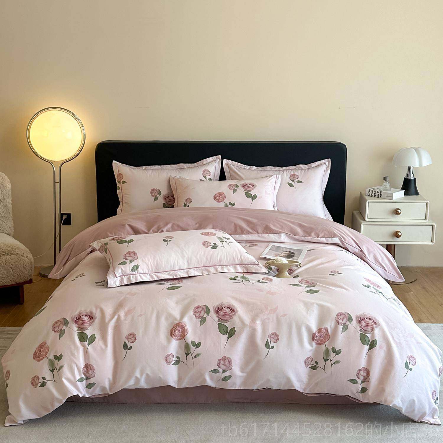 正品床上四件套全棉纯棉舍100简被约秋轻奢床单套冬被罩床笠宿三,床上用品,床品套件/四件套/多件套,淘宝优惠券,粉丝福利购,淘宝优惠卷