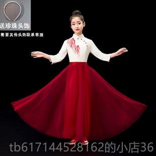 正品一儿朗童合十唱服演出服中小学生合唱红歌比赛诗歌诵服装主持
