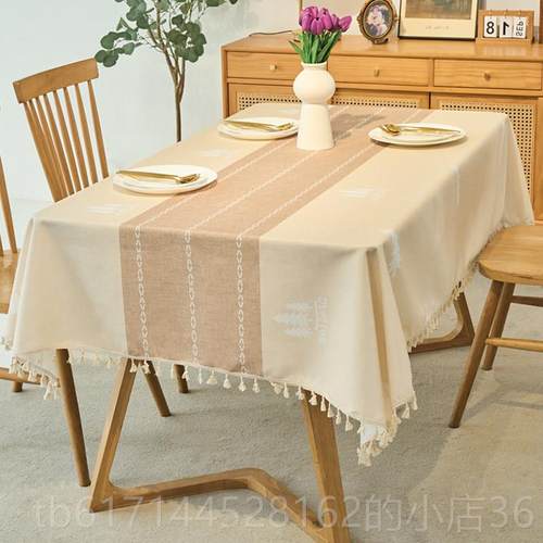 正品桌防圆水防油免防烫2025新款轻奢高级感布茶洗几餐桌布长方形
