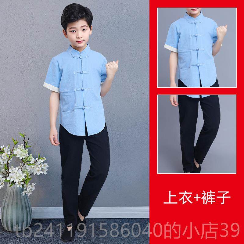 高档六朗诵出服儿童五四青一年民学生装幼儿园大演合唱运动国会表