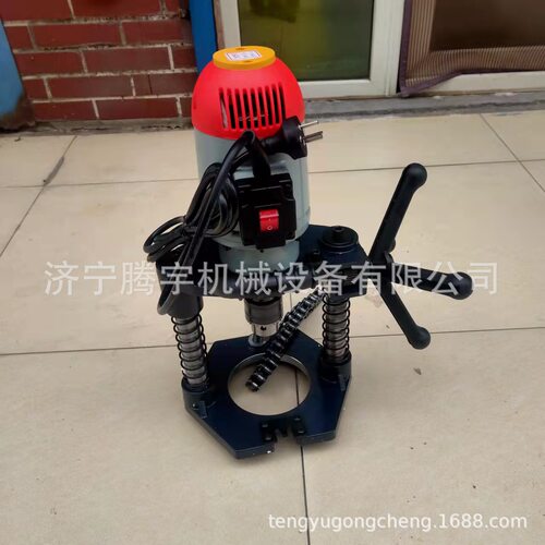 济宁腾宇114D型电动链条式开孔机 镀锌管管道开孔器