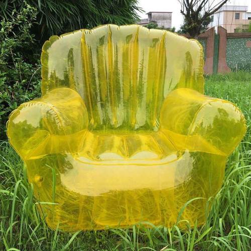 透明户外充气沙发充气单人沙发有扶手沙发充气透明单人休闲沙发