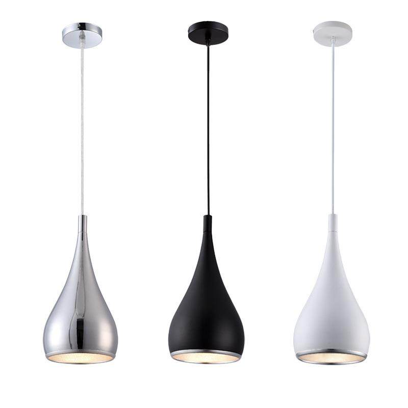 铁艺餐厅吊灯北欧办公室奶茶店样板房后现代简约创意款卧室床头灯