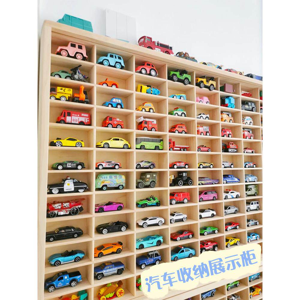 幼儿园区域角自制教玩具汽车模型收纳整理展示柜男孩车场整理收集