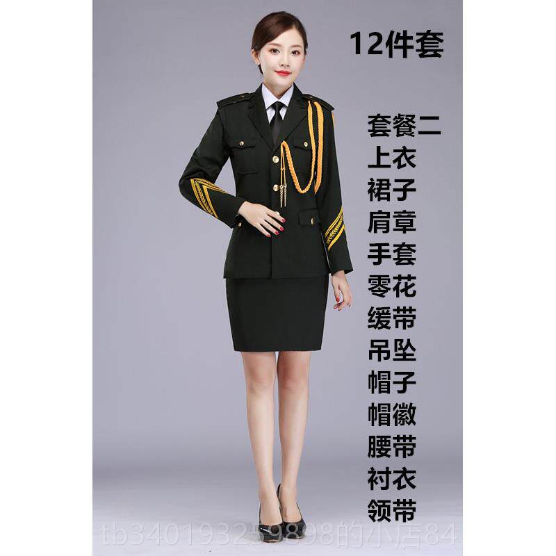 新款军打鼓队套队装款鼓演出服装锣鼓队军乐演女出服红白喜事冬装