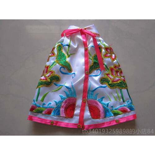 新款观音菩萨佛像珠品片莲花披袍风佛衣服佛神衣斗篷神袍绣33/36/