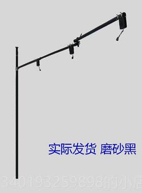 新款VR安摺帽全收线支架VIVE头显吊架伸缩立杆免孔叠悬臂Inmdex基