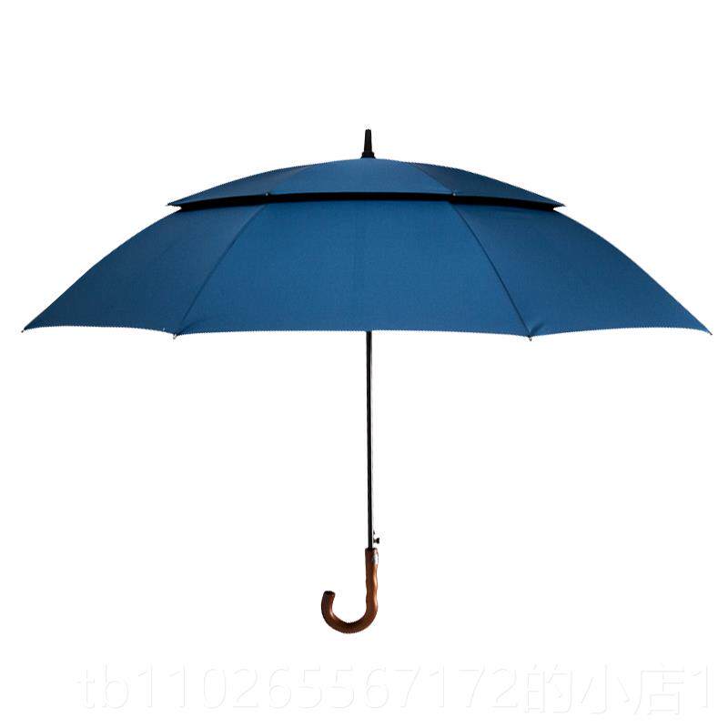 新款超13CM大号双人三人雨伞加固防风动防暴雨5伞商务复古自长柄