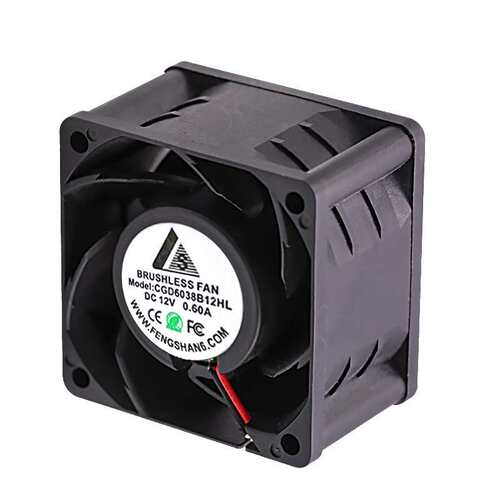 6038 Dual Ball High Airflow High RPM Low Noise Cooling Fans