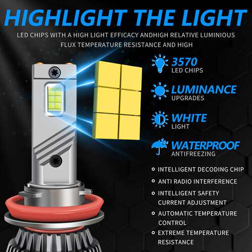 双铜管130W白光汽车led大灯12V24V灯泡h7h4h1h3雾灯h13 9005 9006