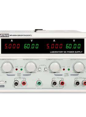 MATRIX麦创三通道直流稳压电源MPS-3005H/3003H3010H6003H6005H-3