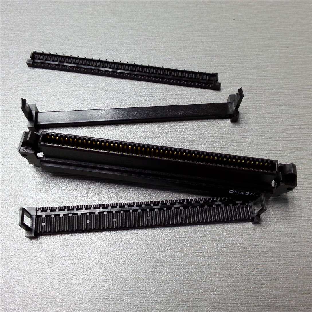 全塑SCSI100PIN压排式牛角插头连接器 现货全塑SCSI100PIN公插件