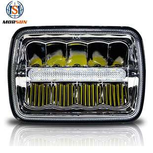 厂家直销5X7牧马人大灯方形led大灯货车卡车远近光改装前照灯