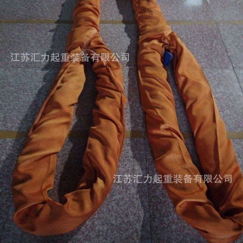 两头双环圆形吊带40t*15m 两头扣柔性吊带40t*20m 合成纤维吊带