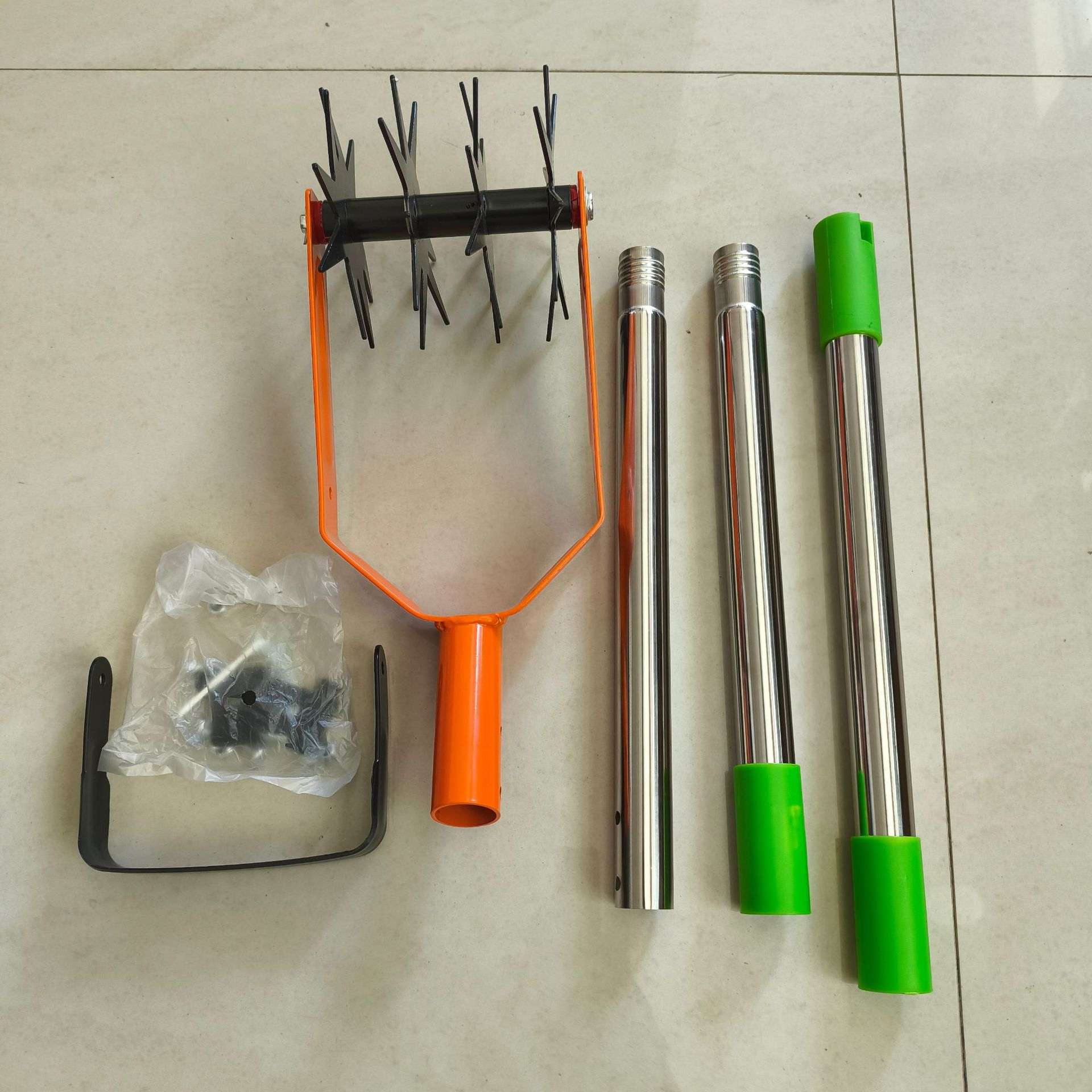 亚马逊 旋耕机 旋转耕耘二合一工具 耕土器 除草松土翻土园林工具