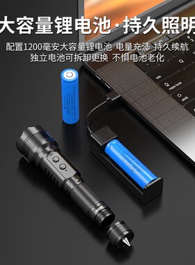 惠斯特激光笔远射强光绿光大功率红外线户外专用强光手电筒三合一