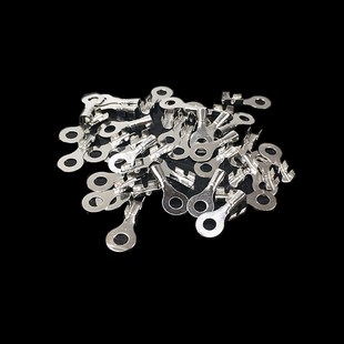 3.2圆形接线片o型圆形铜鼻子线耳线鼻子冷压接线端子铜