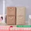 布艺收纳筐环保无盖收纳篮衣服带手提收纳箱护肤品棉被储物收纳盒