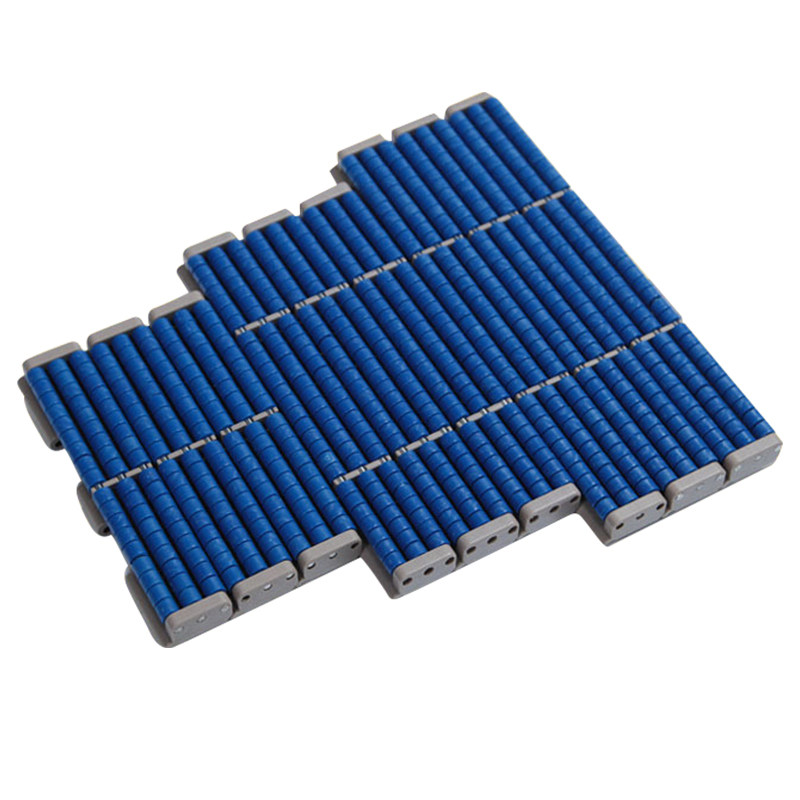 821PRR滚珠链板输送线190.5/254/304.8宽度pom直行塑料滚珠直链