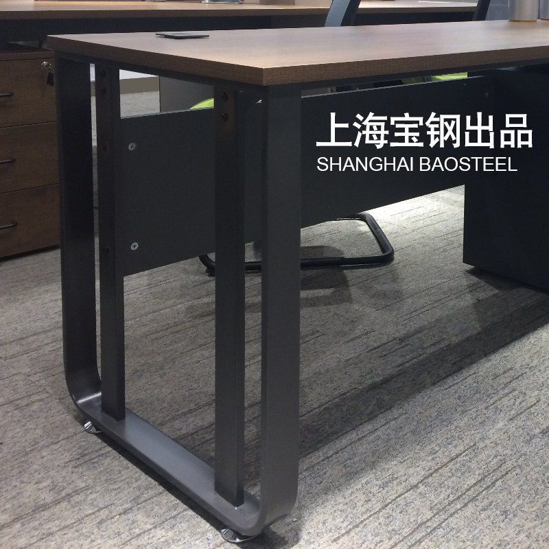 工业风写字楼单人位电脑桌办公室办工桌椅组合1.2米1.4m工位家具