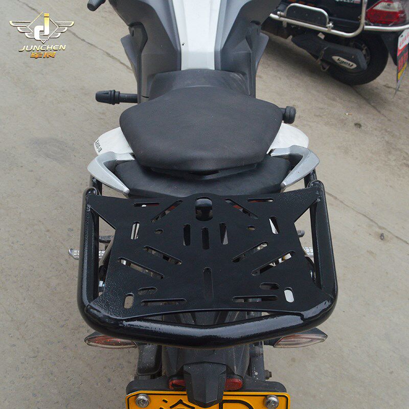 适用隆鑫200R加强尾架后货架LX200-18改装加强型尾翼行李架改装配