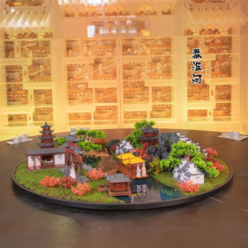 酒店餐桌大圆桌摆件创意包厢餐桌花仿真花假花防真花转盘摆花台花