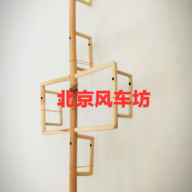 五鼓五轮风车泥鼓风车手工风车民俗风车传统风车响鼓响声清脆